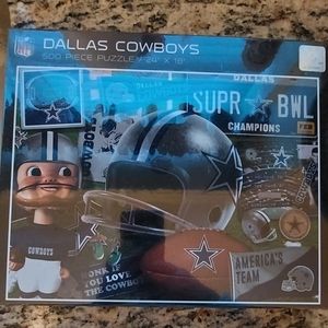 New NFL Cowboys 500 Piece Puzzle